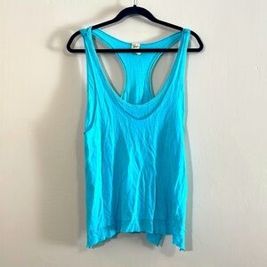 Free People Layered Blue Tank Top